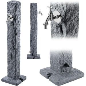 KADAX Garden Post Tanker - Anthracite/Brown - Garden post with tap & valve KADAX Garden Post Tanker - Anthracite/Brown - Garden post with tap & valve