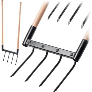 Hacha de jardín KADAX - Dientes de acero ergonómicos - Ancho 43cm - Herramienta de jardín Hacha de jardín KADAX - Dientes de acero ergonómicos - Ancho 43cm - Herramienta de jardín