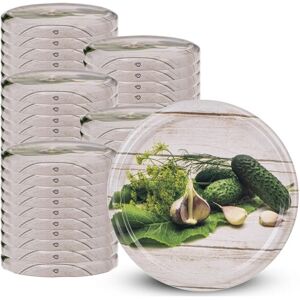 KADAX 50x Jar lids fi 82 - Jar lids for preserves KADAX 50x Jar lids fi 82 - Jar lids for preserves
