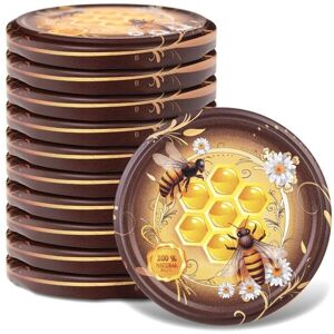 KADAX 82mm Jar Caps - Preserves Lids - Food Safe Seal KADAX 82mm Jar Caps - Preserves Lids - Food Safe Seal