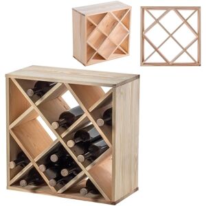 KADAX Wooden Wine Rack - 24 Bottles - 52cm - Wine Storage Furniture KADAX Wooden Wine Rack - 24 Bottles - 52cm - Wine Storage Furniture