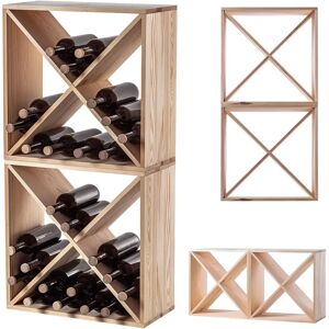 KADAX Wooden wine rack 48 bottles - Wine Rack KADAX Wooden wine rack 48 bottles - Wine Rack