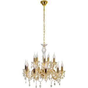 Klasický zlatý viktoriánský lustr Maria Teresa od Candellux - Velký elegantní svítidlo Klasický zlatý viktoriánský lustr Maria Teresa od Candellux - Velký elegantní svítidlo