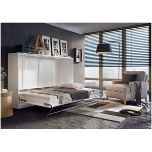 AKL FURNITURE PRIVATE Concept Pro Cama Plegable - Blanco Brillante - 215x46x109 cm AKL FURNITURE PRIVATE Concept Pro Cama Plegable - Blanco Brillante - 215x46x109 cm