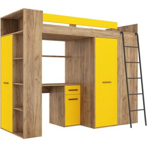BIM FURNITURE Verana P Letto a Castello con Scrivania - Mobili per ragazzi BIM FURNITURE Verana P Letto a Castello con Scrivania - Mobili per ragazzi