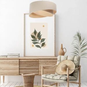 Maco Design Pendellampe - creme / rav - Tekstil / Stoffe / Silke - Stue Maco Design Pendellampe - creme / rav - Tekstil / Stoffe / Silke - Stue