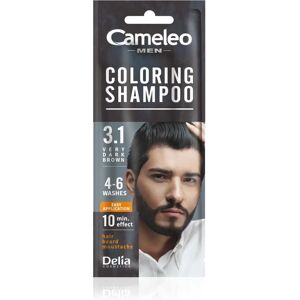 Szampon koloryzujący Cameleo od Delia Cosmetics - Wegański, 15 ml, dla mężczyzn Szampon koloryzujący Cameleo od Delia Cosmetics - Wegański, 15 ml, dla mężczyzn
