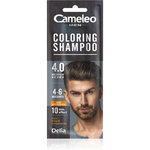 Wegański szampon koloryzujący Cameleo - Delia Cosmetics - Zakrywa siwiznę, błyszczący połysk Wegański szampon koloryzujący Cameleo - Delia Cosmetics - Zakrywa siwiznę, błyszczący połysk