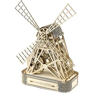 Wooden City WOODCITY.WR307 Puzzle 3D Moulin - Modèle de Bâtiment - Publicité Wooden City WOODCITY.WR307 Puzzle 3D Moulin - Modèle de Bâtiment - Publicité