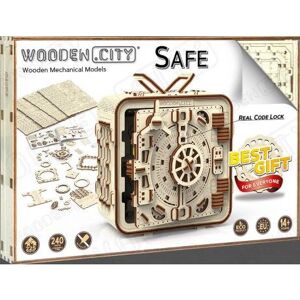Wooden City Safe 3D Puzzle - 225 Teile - Modellbausatz Wooden City Safe 3D Puzzle - 225 Teile - Modellbausatz