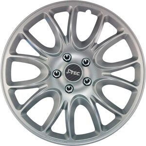 J-Tec Wheel Cover Set - Impact-Resistant, 14 Inch, Silver J-Tec Wheel Cover Set - Impact-Resistant, 14 Inch, Silver