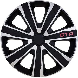 Cubierta de Rueda J-Tec GTR Carbon 16 Pulgadas - Plata / Negro - Cubierta de Rueda Cubierta de Rueda J-Tec GTR Carbon 16 Pulgadas - Plata / Negro - Cubierta de Rueda