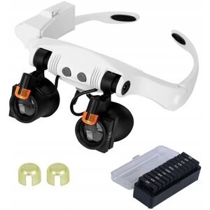 Generiske forstørrelsesbriller LED 3x-25x - Forstørrelse Generiske forstørrelsesbriller LED 3x-25x - Forstørrelse