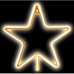 Forever LED Neon Jul Pentastar - Varm hvit - Veggmontering Forever LED Neon Jul Pentastar - Varm hvit - Veggmontering