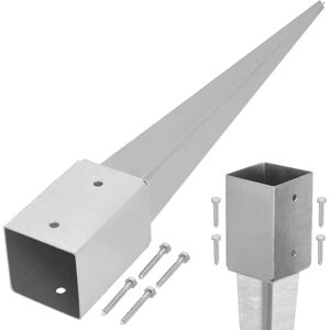Support de poteau KOTARBAU 90x90x750mm Acier galvanisé - Publicité Support de poteau KOTARBAU 90x90x750mm Acier galvanisé - Publicité