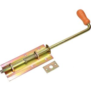 KOTARBAU Verrou à ressort en acier galvanisé - 380 mm, 13 mm - Verrou de porte de garage - Publicité KOTARBAU Verrou à ressort en acier galvanisé - 380 mm, 13 mm - Verrou de porte de garage - Publicité