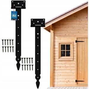 KOTARBAU Gepoedercoat Stalen Deur Scharnier - 400 mm - Stabiele en Robuuste Constructie KOTARBAU Gepoedercoat Stalen Deur Scharnier - 400 mm - Stabiele en Robuuste Constructie