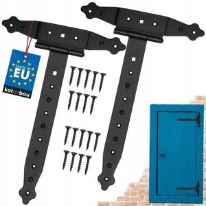 KOTARBAU - T-Hinge - 300 mm - Acier poudré - Hinges - Publicité KOTARBAU - T-Hinge - 300 mm - Acier poudré - Hinges - Publicité
