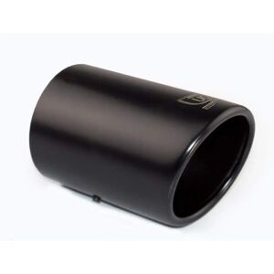 Ulter Sport Uitlaat Tips - Rond 90mm Gebogen - 120mm Lengte - Montage 65-80mm - Zwart RVS Ulter Sport Uitlaat Tips - Rond 90mm Gebogen - 120mm Lengte - Montage 65-80mm - Zwart RVS