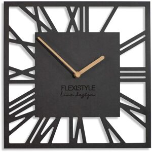 Flexistyle Z219n Reloj de Pared Cuadrado - Silencioso, 30cm Flexistyle Z219n Reloj de Pared Cuadrado - Silencioso, 30cm