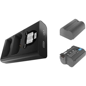 Nuova batteria EN-EL15B e caricatore doppio - Batteria e caricatore per fotocamera Nuova batteria EN-EL15B e caricatore doppio - Batteria e caricatore per fotocamera
