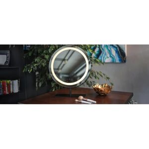Miroir de maquillage LED Humanas HS-HM Scarlet - Rotation 360° - Publicité Miroir de maquillage LED Humanas HS-HM Scarlet - Rotation 360° - Publicité