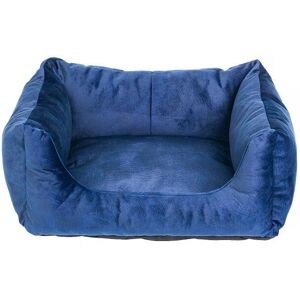 FERA Glamour Lit pour chien - Rectangulaire, Bleu, Remplissage silicone et mousse, 65x75x27cm - Publicité FERA Glamour Lit pour chien - Rectangulaire, Bleu, Remplissage silicone et mousse, 65x75x27cm - Publicité