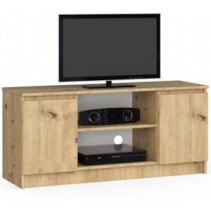 Meuble TV AKORD Roble Artisan - 55x120x40 cm - Publicité Meuble TV AKORD Roble Artisan - 55x120x40 cm - Publicité