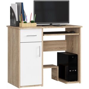 AKORD Furniture Factory IP0PJAYDABBIA001 Bureau informatique - Blanc, Chêne - Publicité AKORD Furniture Factory IP0PJAYDABBIA001 Bureau informatique - Blanc, Chêne - Publicité