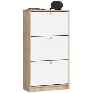 Organisateur de chaussures AKORD avec 3 portes battantes - Rangement classique d'entrée - Publicité Organisateur de chaussures AKORD avec 3 portes battantes - Rangement classique d'entrée - Publicité