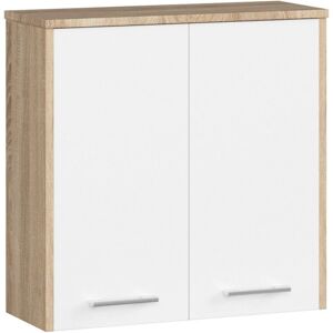 Armario de baño colgante AKORD FIN Roble Sonoma - 60cm, 2 puertas Armario de baño colgante AKORD FIN Roble Sonoma - 60cm, 2 puertas