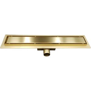 Sea-Horse 60cm Gold Stainless Steel Bathroom Floor Linear Shower Drain - Bathroom Type Sea-Horse 60cm Gold Stainless Steel Bathroom Floor Linear Shower Drain - Bathroom Type