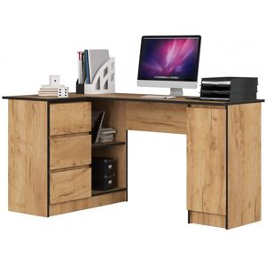 AKORD Bureau d'angle Chêne B-20 - Publicité AKORD Bureau d'angle Chêne B-20 - Publicité