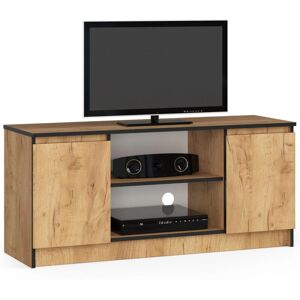 AKORD Roble Craft TV-hylly - 2 hyllyjä - Moderni Muotoilu AKORD Roble Craft TV-hylly - 2 hyllyjä - Moderni Muotoilu