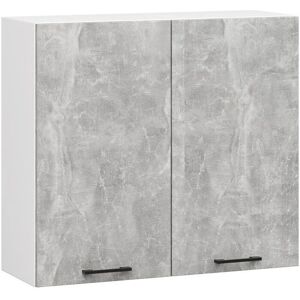 Armario colgante Akord Oliwia Blanco/Gris 80cm - Almacenamiento de cocina Armario colgante Akord Oliwia Blanco/Gris 80cm - Almacenamiento de cocina