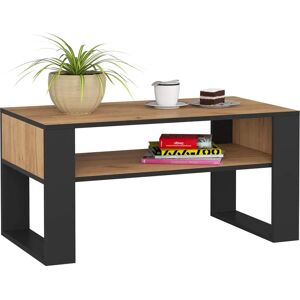 Akord Domi Roble Craft 92cm - Konferenční stolek - Moderní loft styl Akord Domi Roble Craft 92cm - Konferenční stolek - Moderní loft styl