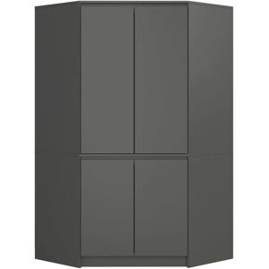Rohová skříňka Akord S100 - Úsporný design, 4 dveře, 6 polic Rohová skříňka Akord S100 - Úsporný design, 4 dveře, 6 polic