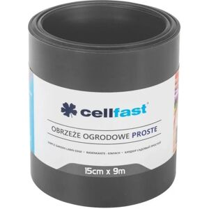 Cellfast Tuinafscheiding - 15cm x 9m - Waterdicht plastic - Grafiet Cellfast Tuinafscheiding - 15cm x 9m - Waterdicht plastic - Grafiet