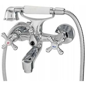 Mezclador de baño/ducha retro de pared con ducha de mano de Diamond Mezclador de baño/ducha retro de pared con ducha de mano de Diamond
