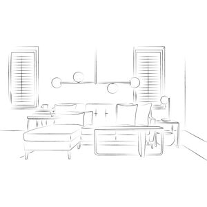 Sigma Gama 4 33188 taklampe - Taklampe med 4 G9-porter Sigma Gama 4 33188 taklampe - Taklampe med 4 G9-porter