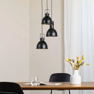 Euluna Modell Trial Pendelleuchte - 3 Lichter - Schwarz/Gold Euluna Modell Trial Pendelleuchte - 3 Lichter - Schwarz/Gold