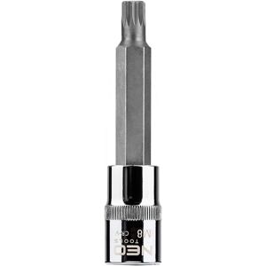 GRUPA TOPEX - Punta scanalata su presa 1/2'' m8 x 100 mm - Mástil 1/2'' - Hex bit GRUPA TOPEX - Punta scanalata su presa 1/2'' m8 x 100 mm - Mástil 1/2'' - Hex bit