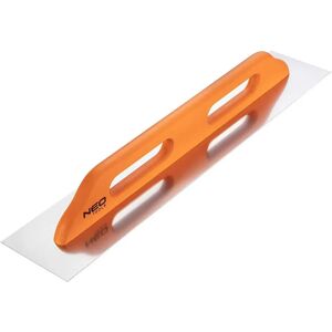 Truelle de maçon NEO - 50-196 - Lame en acier inoxydable - Manche en bois - 680x128mm - Publicité Truelle de maçon NEO - 50-196 - Lame en acier inoxydable - Manche en bois - 680x128mm - Publicité
