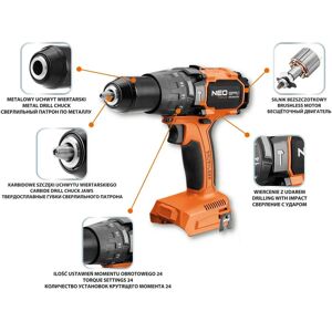 Neo Tools 04-616 Accessoire pour perceuse - Accessoire de perceuse Neo Tools 04-616 Accessoire pour perceuse - Accessoire de perceuse