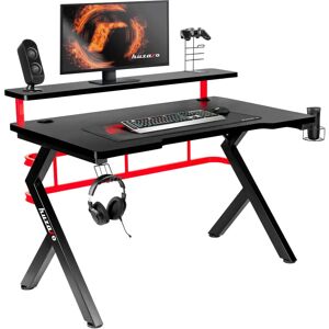 Huzaro Hero 5.0 Gaming Bureau - Bureau, Monitorsteun, Carbon-afwerking, Verstelbare Poten Huzaro Hero 5.0 Gaming Bureau - Bureau, Monitorsteun, Carbon-afwerking, Verstelbare Poten