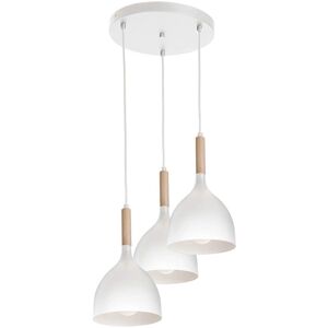 Luminex Noak Wood Pendant Lamp - Industrial Style Light Luminex Noak Wood Pendant Lamp - Industrial Style Light