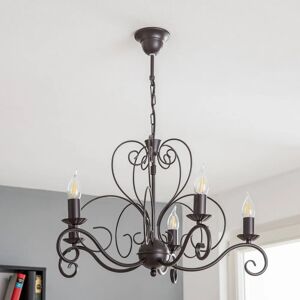 Luminex Mauro Ceiling Light - E14 5x60W Dark Brown Luminex Mauro Ceiling Light - E14 5x60W Dark Brown