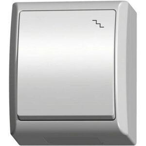 Interrupteur Ospel ŁNH-3H/00 Blanc - IP44 Étanche Interrupteur Ospel ŁNH-3H/00 Blanc - IP44 Étanche