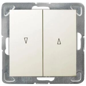 Ospel ŁP-7Y/m/27 - Bouton-poussoir + Interrupteur - Beige - Prise électrique - Publicité Ospel ŁP-7Y/m/27 - Bouton-poussoir + Interrupteur - Beige - Prise électrique - Publicité