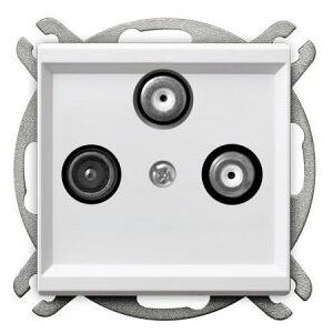 Enchufe Ospel GPA-R2S/m/00 Blanco - Antena y SAT Enchufe Ospel GPA-R2S/m/00 Blanco - Antena y SAT